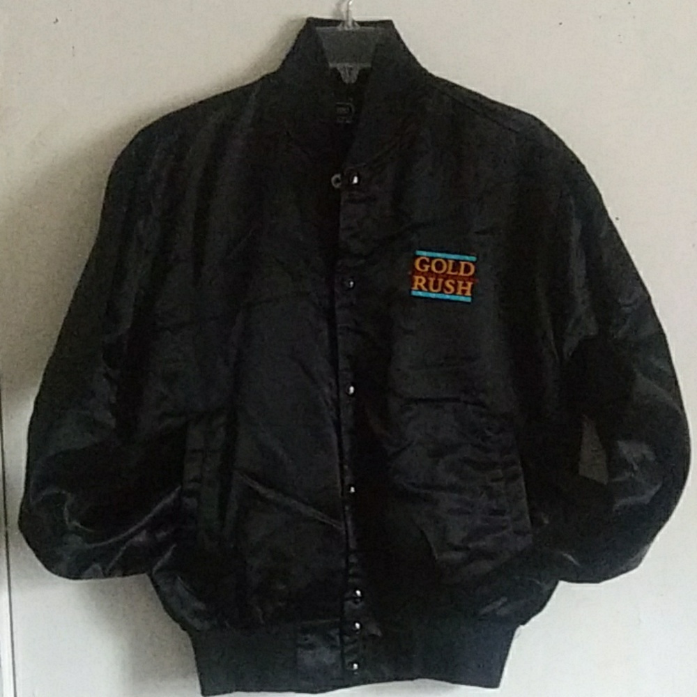 Satin Gold Rush Casino jacket by Vantage womens sm